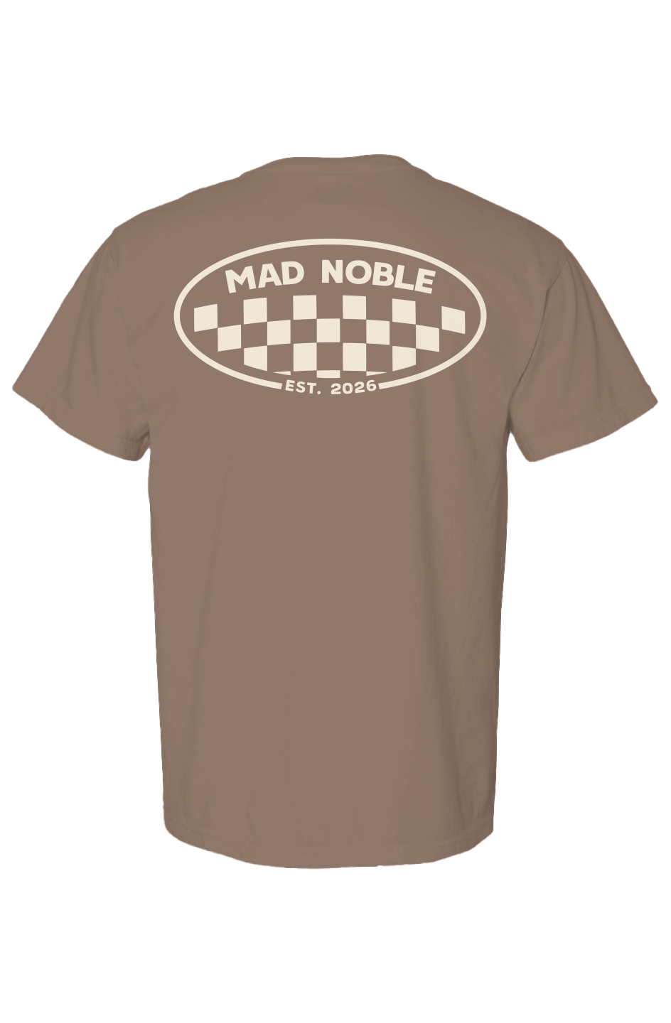 Mad Noble Checkered - Men's Adult Heavyweight T Shirt