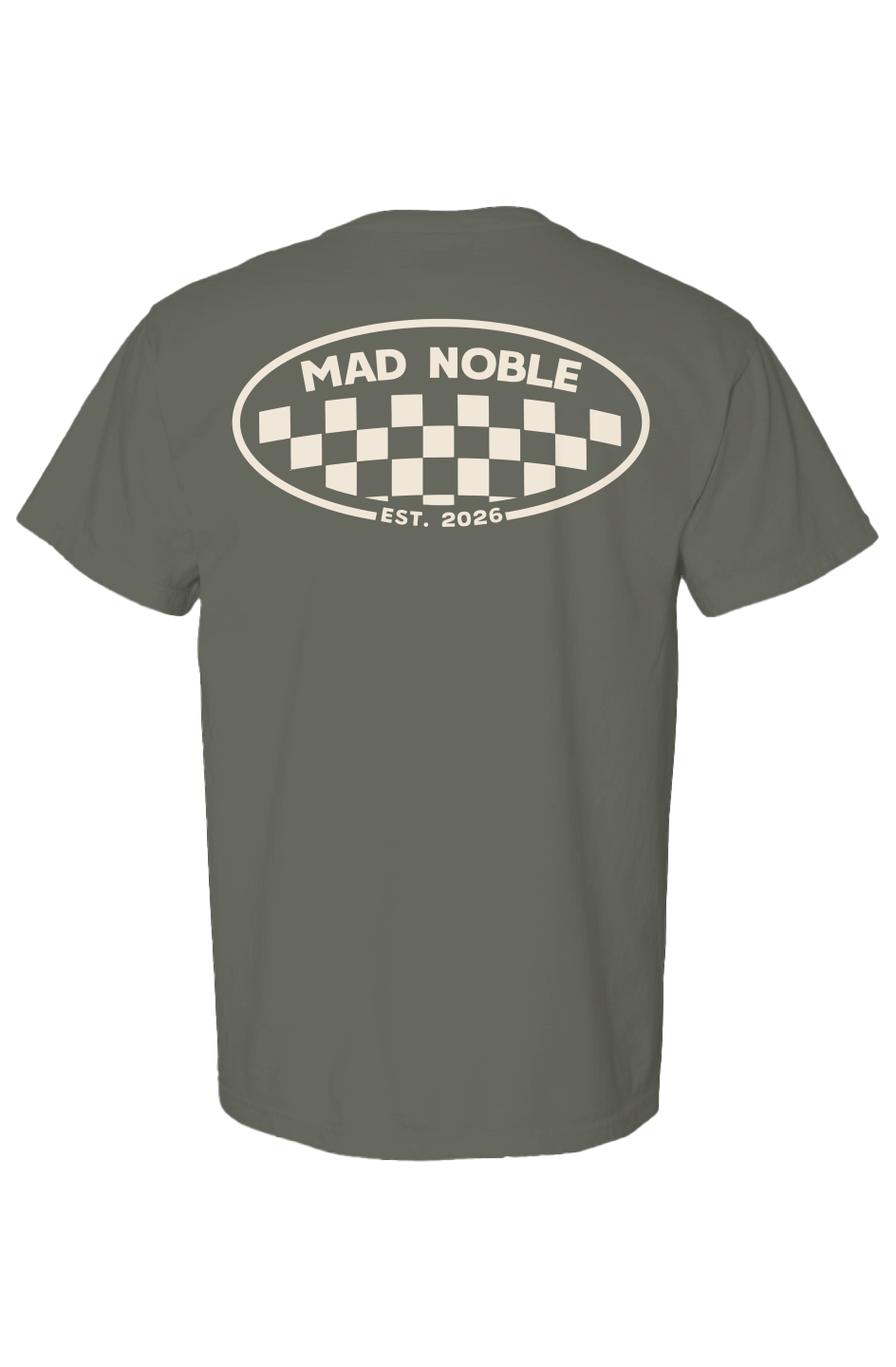 Mad Noble Checkered - Men's Adult Heavyweight T Shirt