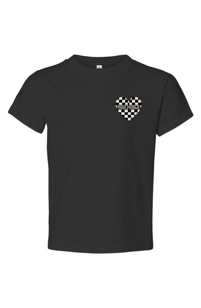 Girls Checkered Heart - Toddler 