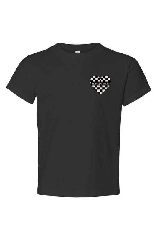 Girls Checkered Heart - Toddler 