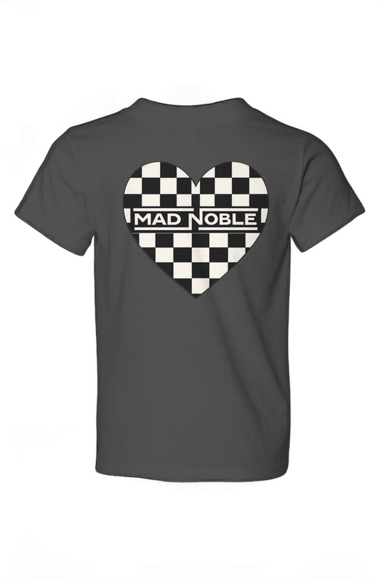 Girls Checkered Heart - Toddler 