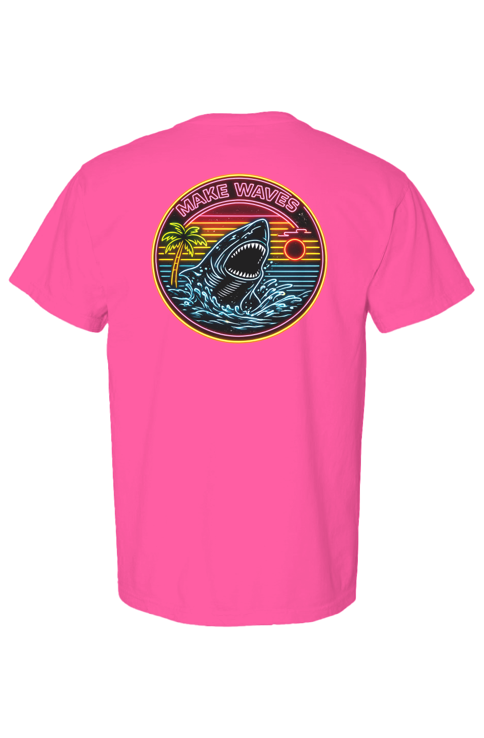Make Waves- Men's Heavyweight T Shirt
